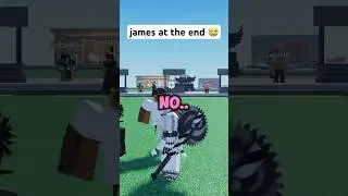 james at the end 😭 