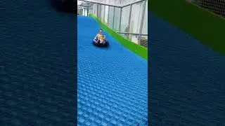 С папой на горке не страшно