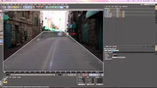 Simple camera mapping in Maxon 4D