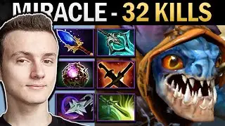 Slark Dota Gameplay Miracle with 32 Kills and Octarine