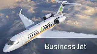 Business Jet Logo Animation - After Effects Projects