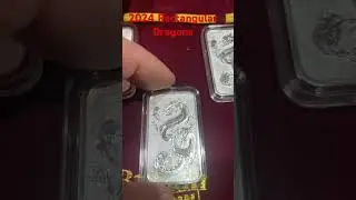2024 Rectangular Perth Mint 1 oz Silver Dragons 💰🤑