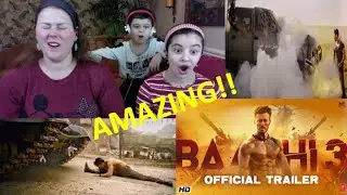 Americans React To Baaghi 3 | Official Trailer | Tiger Shroff | Shraddha | Riteish