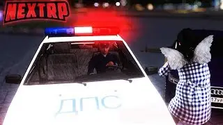 МЫ НАРВАЛИСЬ НА БАНДИТОВ (НАС  ЧУТЬ НЕ УБИЛИ)  NEXT RP (ДПС БУДНИ)