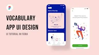 Designing a  vocabulary app | Figma