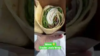 Trader Joe’s Turkey Spinach Wrap • Mompreneur Life ❤️ Vlog YouTube #Shorts