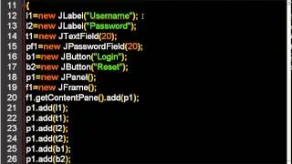 Java Swing - Login Form - Creating GUI for Account Apps -Part1