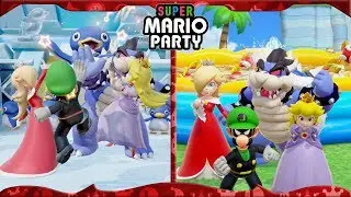 All Co-Op Mini-Games | Super Mario Party ᴴᴰ