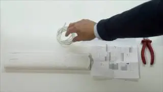 Scheibengardine Klemmstangen Montage der Träger