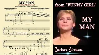 Barbra Streisand (My Man) Liberace Transcription - from movie "Funny Girl"