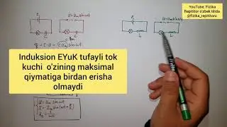 138-dars. O'zgaruvchan  tok zanjirida kondensator va induktiv g'altak