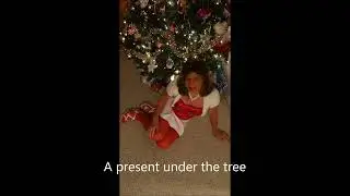 Crossdresser  out to a Christmas event