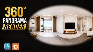 360° Panorama Render Tutorial | 3ds Max + Corona