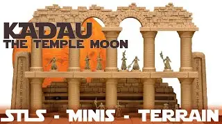 Kadau the Temple Moon Kickstarter | Tabletop Terrain | Print at Home