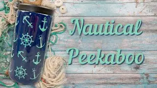 Nautical Peekaboo Cup Cooler