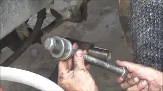 How to change leaf spring pins and bushings on a Big Truck