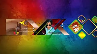 How To make a YouTube Channel Art Banner   Photoshop Cs6 |
