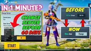 Change Server In PUBG Before 60 Days 🔥 How To Fix Server Lock in PUBG - Solution
