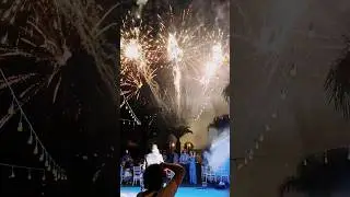 #weddingnight wedding #bride #groom #fireworks #specialeffects #show