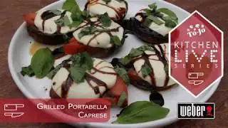 Kitchen Live: Grilled Caprese Portabella Sliders