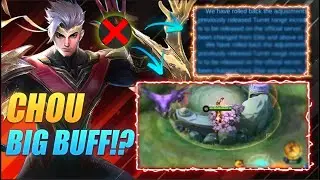CHOU NO MORE 2ND SKILL NERF!? Chou NEW ADVANCED SERVER UPDATE 2021  | MLBB