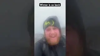 It’s just a little windy on this mountain top 😂 