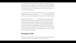 Runtime Coverage using Chrome DevTools