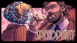 Two Men One Cigar [Speedpaint]