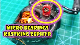 KastKing Zephyr BFS Reel Upgrade with Roro Micro Bearings
