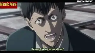 Reiner y Bertholdt se transforman en titan colosal y acorazado - Misterio Anime