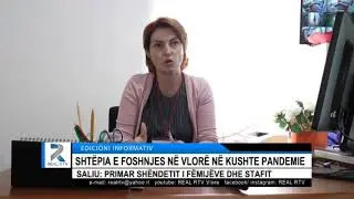 SHTËPIA E FOSHNJES NË VLORË NË KUSHTE PANDEMIESALIU: PRIMAR SHËNDETIT I FËMIJËVE DHE STAFIT