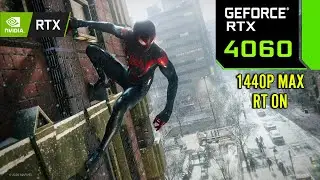 Spider Man Miles Morales : RTX 4060 8GB ( 1440p Maximum Settings RT ON )