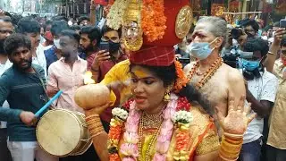 Secunderabad Bonalu 2021 | jogini Shyamala bonam dance at Secunderabad