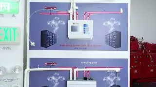 Asenware AS200/AS100 Aspirating Smoke Detection System Show Board