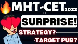 MHT CET 2022 🔥 MHT-CET 2022 Strategy 😍 Target Publications? 🔥