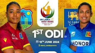 🔴 LIVE | 1st ODI - West Indies Women's Tour of Sri Lanka 2024