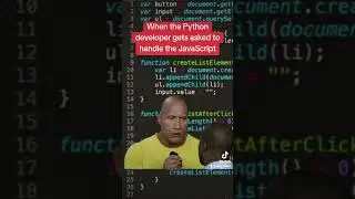 Python is all fun and games.Until you need to write the frontend in JavaScript.