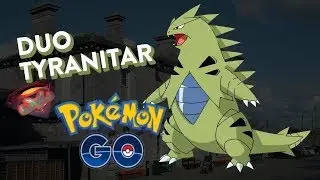 Pokemon go - Tyranitar Duo (Partly Cloudy)