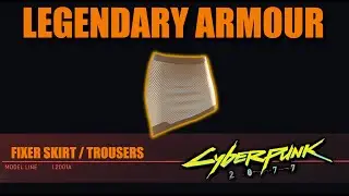 Cyberpunk 2077 - FIXER BOTTOMS - LEGENDARY ARMOUR