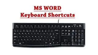 MS Word -  Shortcut keys | Keyboard | Computer