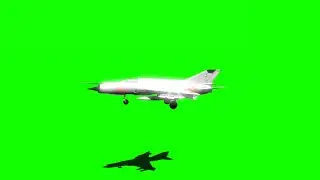 Mig-21MF, fighter jet, North Vietnam, take off, green screen