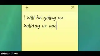 Quick note