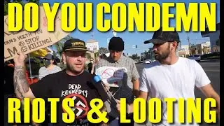 Do BLM Protesters Condemn Rioting and Looting?