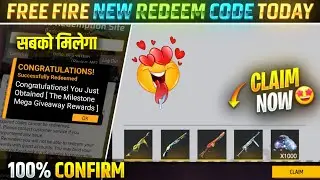 Poker Mp40 Redeem Code | M1887 Skin Redeem Code | Free Fire Redeem Code Today