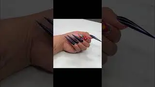 Arte bordado en UÑAS 💅🏽 #styledeco #nails #manicura #uñas #unasacrilicas #nailart #nailtech