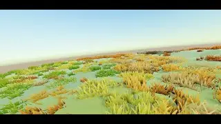 Stylized Grass + Wind (720 grass prefabs)