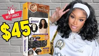 OK 🙄 Sensationnel JUST TAKE ALL MY MONEY! 🫰💸🔥 Under $50 Wig Install | Kinky Edge 13x6 Lace Wig 1B 🫶