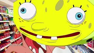 Spongebob and Screaming Patrick Skittles meme
