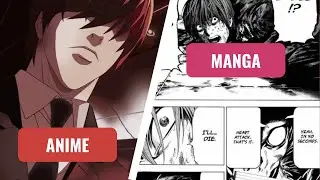 Differences In The Ending Of Death Note Anime And Manga !