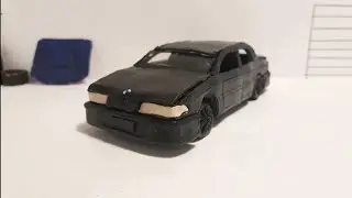 обзор бмв 7 серии е 38 из пластилина/review of the BMW seventh series E38 from plasticine
